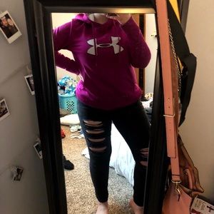 Pink Under Armor Hoodie